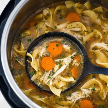 Instant Pot Chicken Noodle Soup