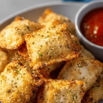 Toasted Ravioli in Air Fryer or Oven – Crispy & Perfectly Golden