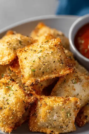 Toasted Ravioli in Air Fryer or Oven – Crispy & Perfectly Golden