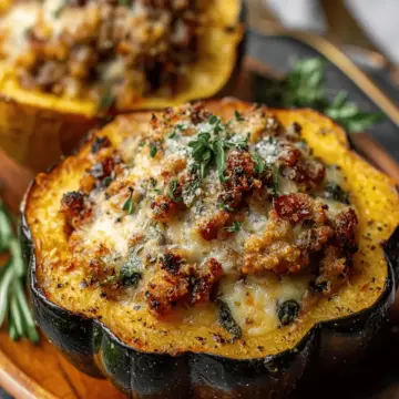Stuffed Baked Acorn Squash Recipe