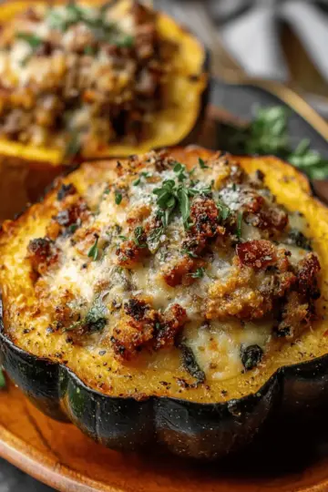 Stuffed Baked Acorn Squash Recipe