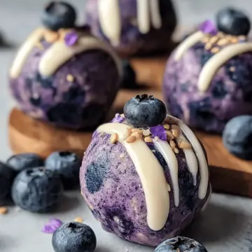 Blueberry Cheesecake Protein Bites – High-Protein Snack