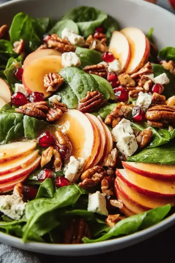 Autumn Apple Salad (with a Maple Vinaigrette) Recipe