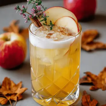 Spiced Apple Gin Fizz