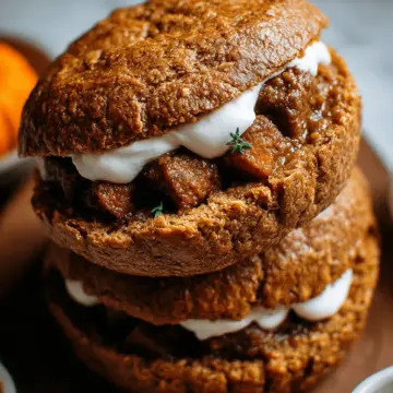 Pumpkin Oatmeal Cream Pies