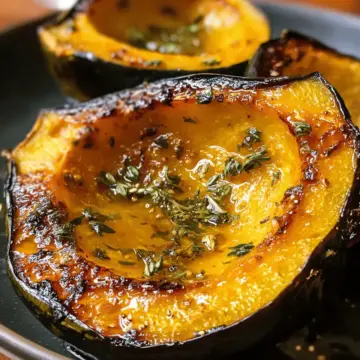 Roasted Acorn Squash with Honey Butter is Irresistible