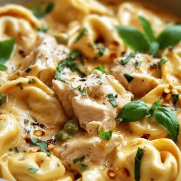 CrockPot Chicken Tortellini