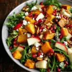 Fall Harvest Salad with Butternut Squash and Apple