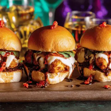 Chicken Mozzarella Monster Sliders