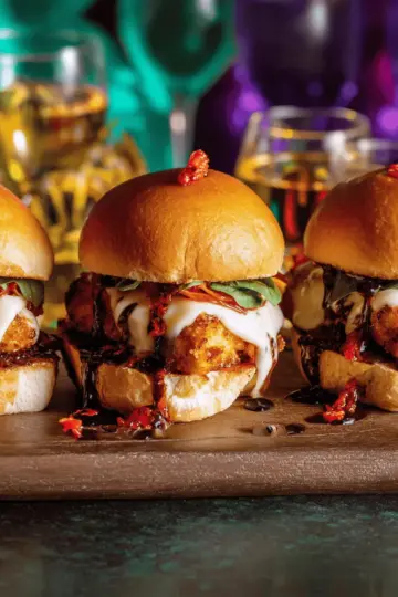 Chicken Mozzarella Monster Sliders
