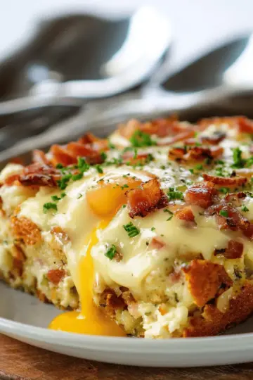 Overnight Eggs Benedict Casserole