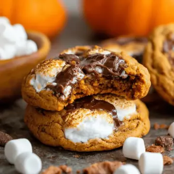 Pumpkin S’mores Cookies