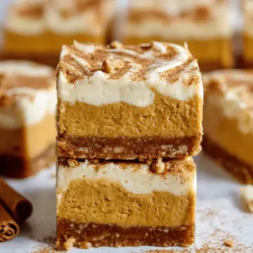 Pumpkin Cheesecake Bars