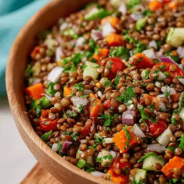 Mediterranean Lentil Salad