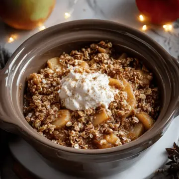 Crockpot Apple Crisp