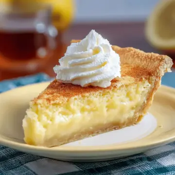 Lemon Sponge Pie