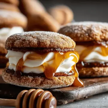 Apple Cider Whoopie Pie Cookies with Caramel