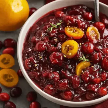 Easy Homemade Fresh Cranberry Orange Sauce Recipe
