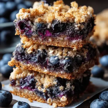 Blueberry Oatmeal Bars