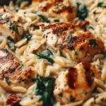 Boursin Orzo with Chicken