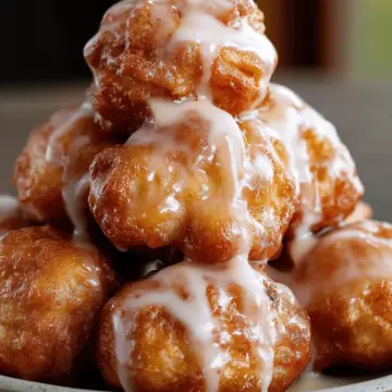Mini Cinnamon Apple Fritters