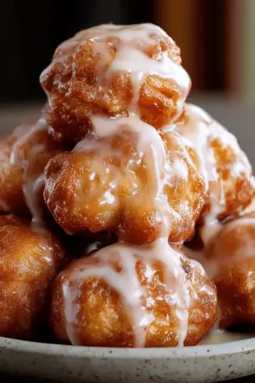 Mini Cinnamon Apple Fritters