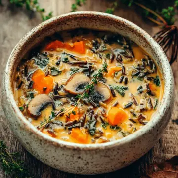 Autumn Wild Rice Soup