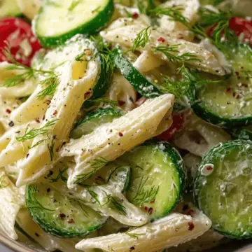 Healthy Cucumber Pasta Salad