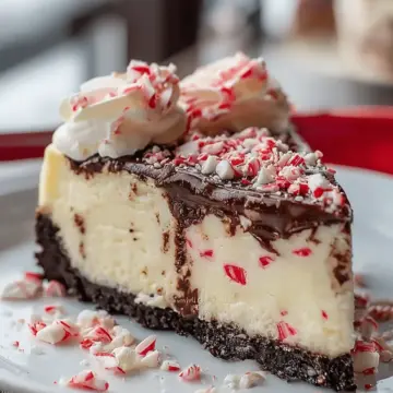 Peppermint Bark Cheesecake