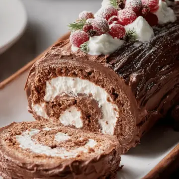 Yule Log Cake