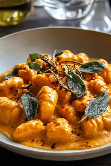 Creamy Pumpkin Gnocchi Delight