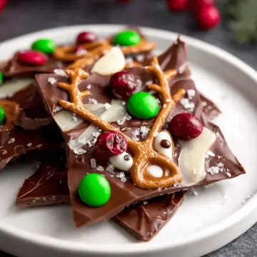 Reindeer Chocolate Bark