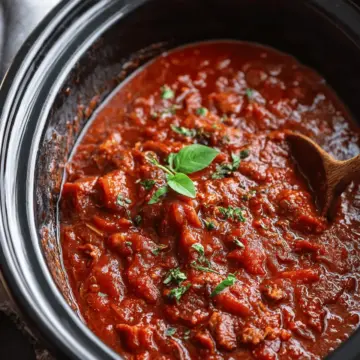 Slow Cooker Sunday Sauce