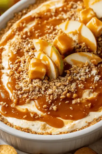 Caramel Apple Cheesecake Dip