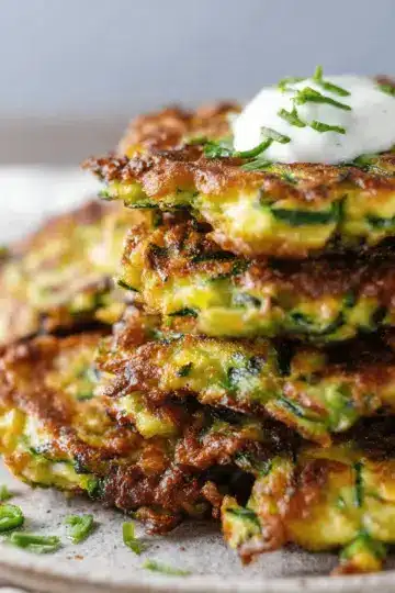 Crispy Zucchini Fritters