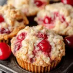 Cherry Cobbler Muffins
