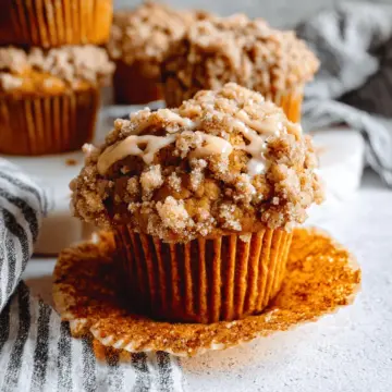 Pumpkin Cinnamon Streusel Muffins