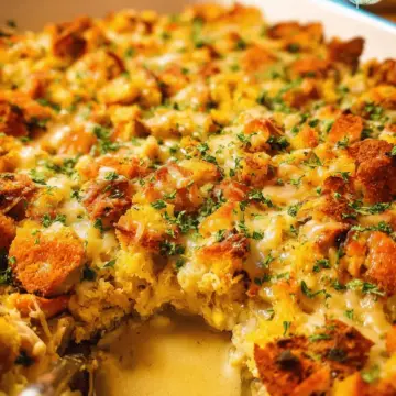 Chicken and Stuffing Casserole
