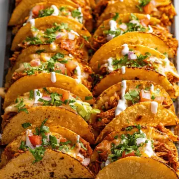 20 Minute Mini Baked Chicken Tacos