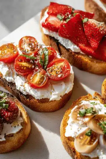 Ricotta Toast with 6 Easy Ways to Top It