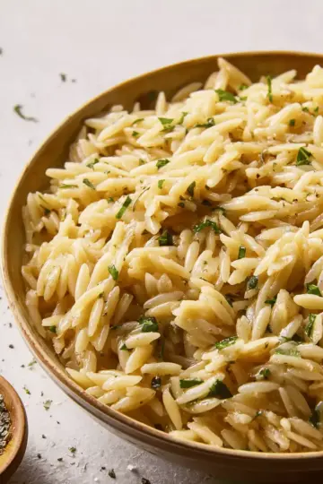 Parmesan Garlic Orzo
