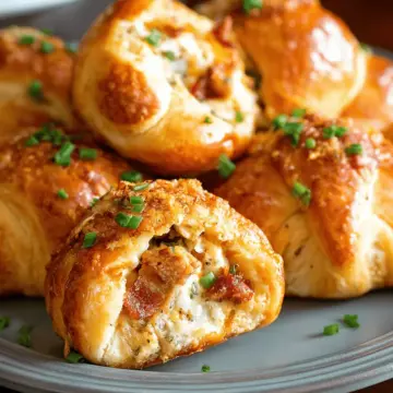 Chicken Bacon Ranch Crescent Bombs