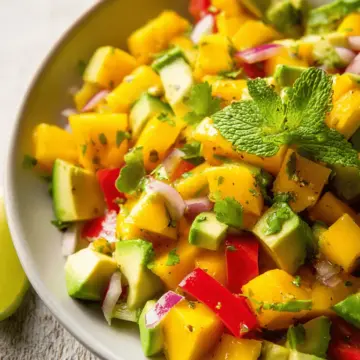 Fresh Mango Salad with Avocado