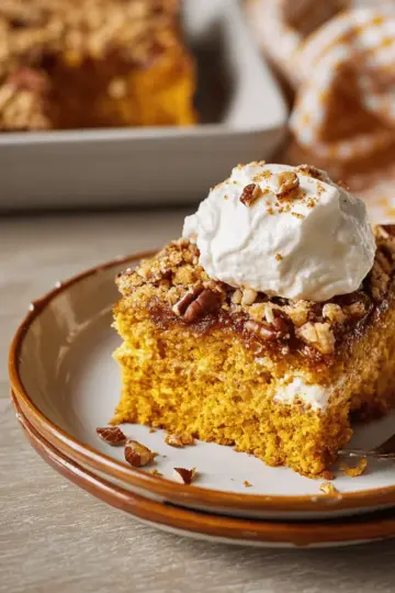 Pumpkin Crunch Cake