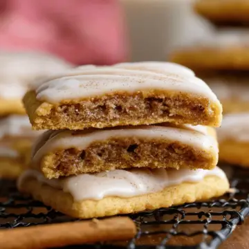 Frosted Brown Sugar Cinnamon Pop Tart Cookies