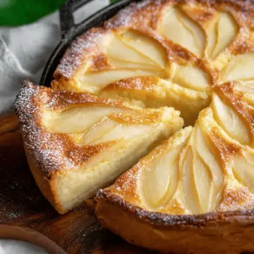 Pear Custard Pie