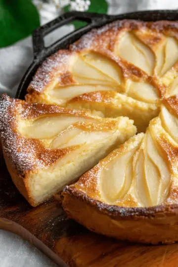 Pear Custard Pie