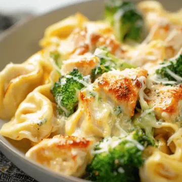 Cheesy Chicken Broccoli Tortellini