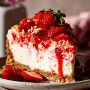 Strawberry Crunch Cheesecake