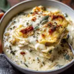 Creamy White Lasagna Soup